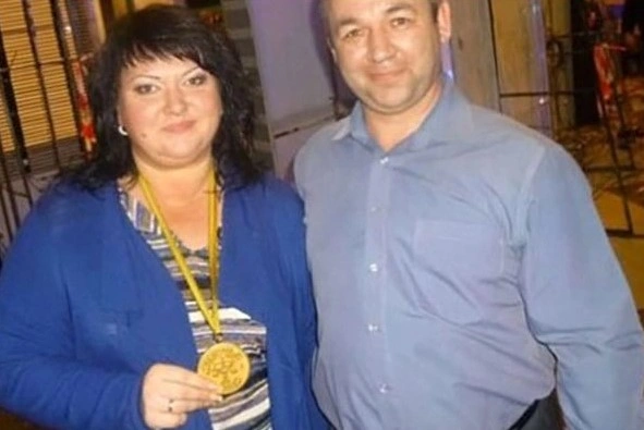 Ольга Картункова с мужем