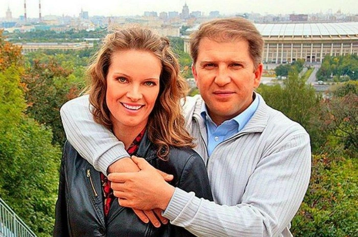 Ольга Копосова с бывшим мужем