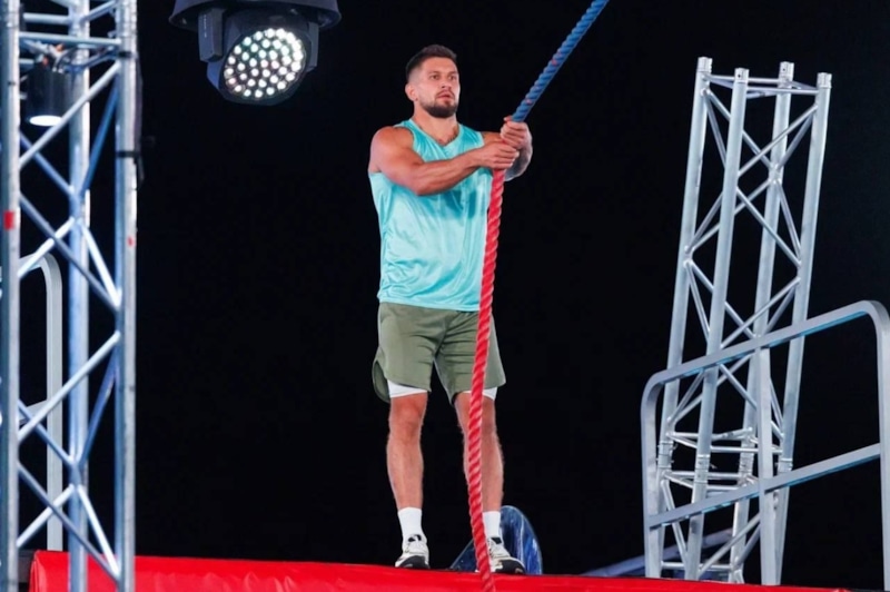 Андрей Кулешов в шоу «Суперниндзя»