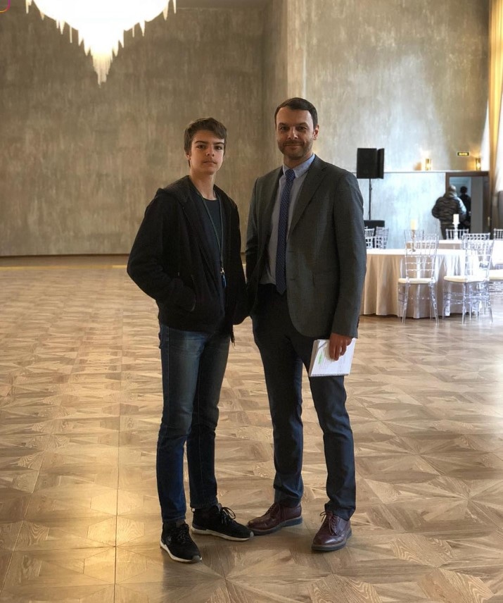 Дмитрий Козельский с сыном