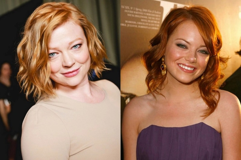 Сара Снук и Эмма Стоун Сара Снук и Эмма Стоун