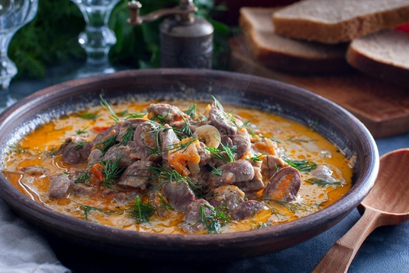 Куриные сердечки: ужин с ароматом дома