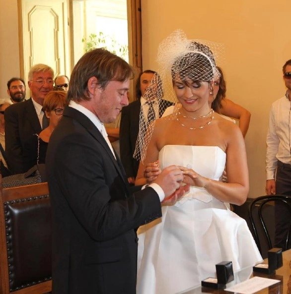 Ольга Перетятько с мужем Микеле Мариотти