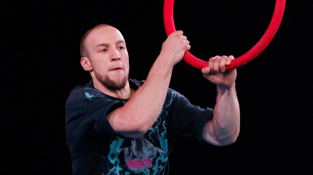 Артур Нидерквель в шоу «Суперниндзя» Артур Нидерквель в шоу «Суперниндзя»