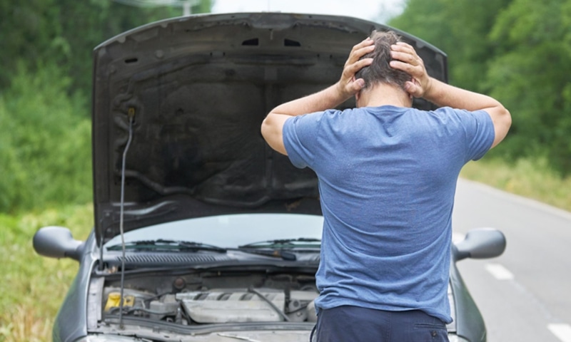 Запуск авто: трос и колесо