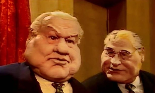 Кадр из программы Виктора Шендеровича* «Куклы»