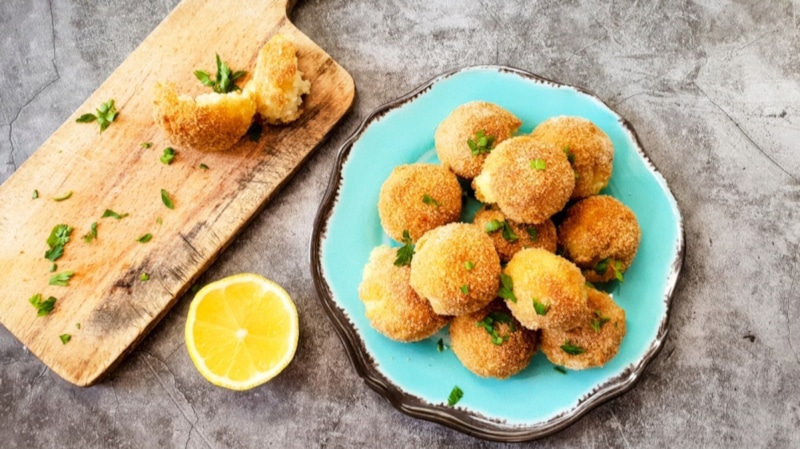 Золотистые крокеты: капуста и рис