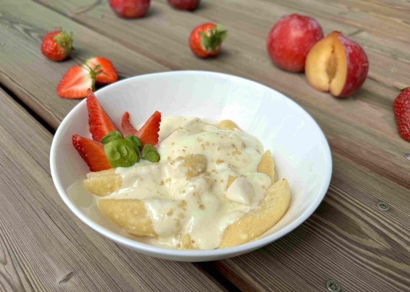 Ленивые вареники: цитрусовый штрих