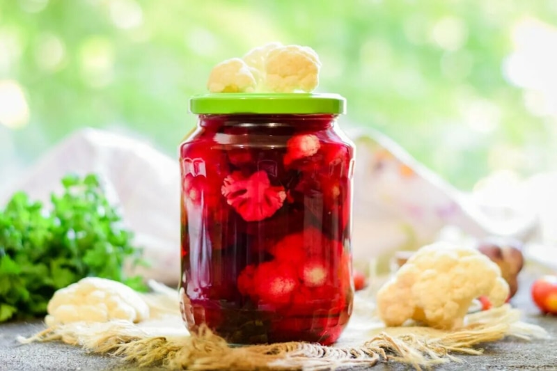 Грузинский хруст: капуста со свеклой