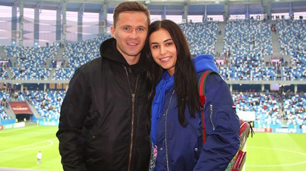 Яна Сапета с мужем Яна Сапета с мужем