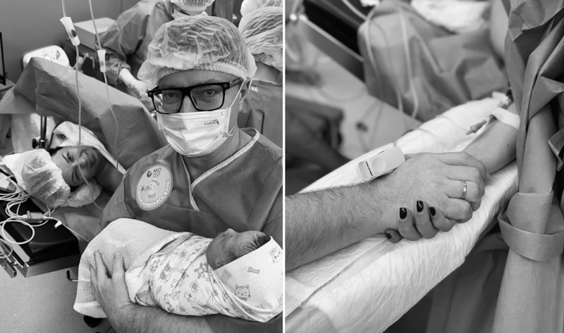 Сергей Войтенко поддержал жену в роддоме