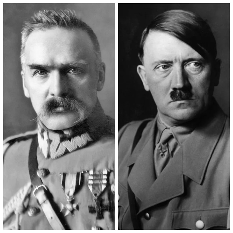 Юзеф Пилсудский и Адольф Гитлер Юзеф Пилсудский и Адольф Гитлер