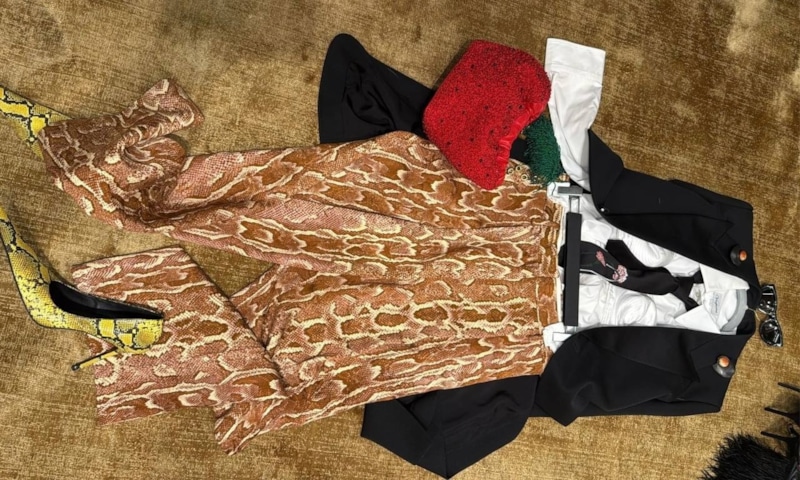 Ксения Собчак задабривает символ года змеиными принтами