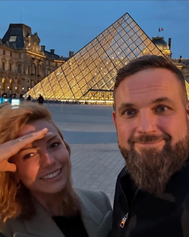 Анна Новак и ее муж Роман