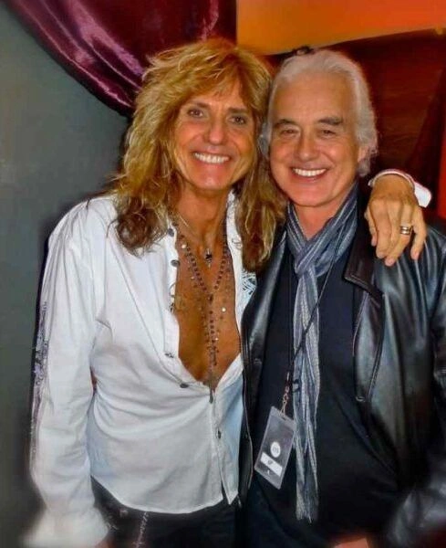 Дэвид Ковердейл и Джимми Пейдж