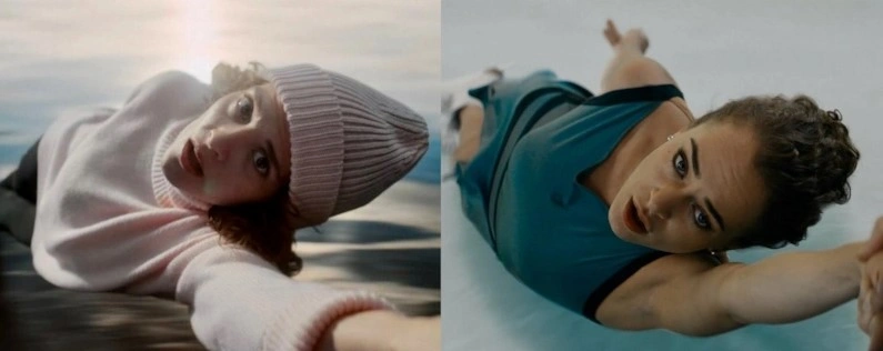 Анна Савранская и Аглая Тарасова (похожи)