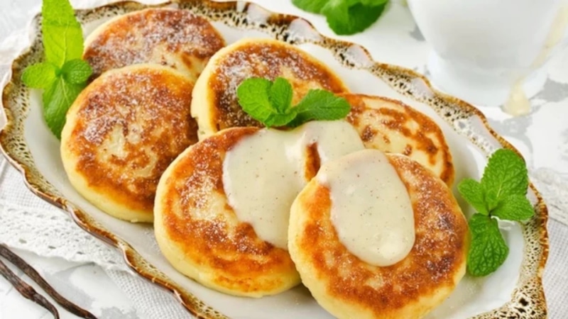 Мятные сырники: свежесть и нежность