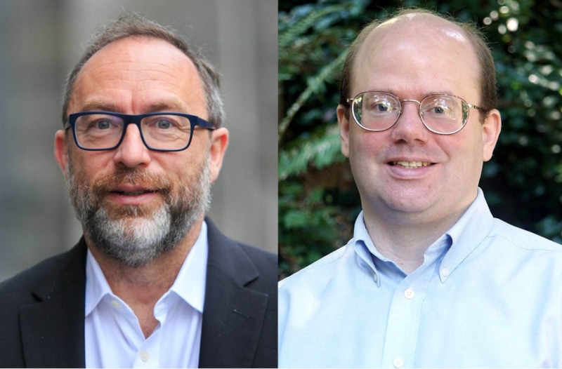 Джимми Уэйлс и ученый Ларри Сэнгер