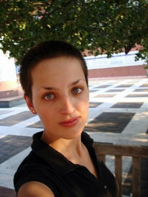 Елена Костюченко в молодости