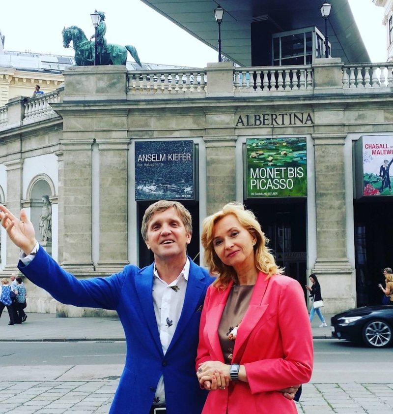 Константин Мирошник и его жена Наталия Кургузова-Мирошник