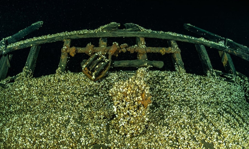 Затонувшая шхуна в Онтарио: редкая находка