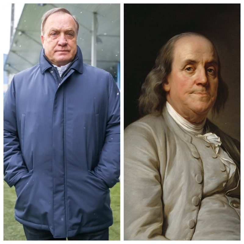 Дик Адвокат и Бенджамин Франклин (похожи) Дик Адвокат и Бенджамин Франклин (похожи)