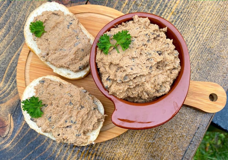 Овощной паштет: баклажаны и перец