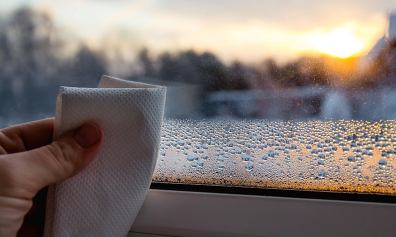 Сухие окна: соль и глицериновый слой