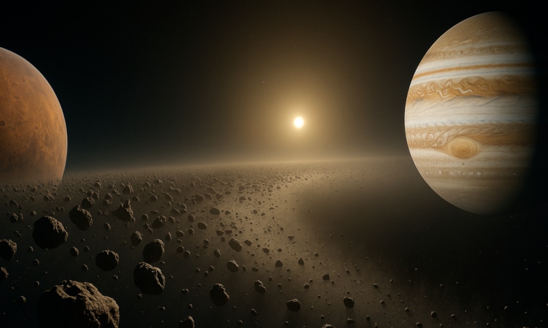 Гравитация Юпитера: влияние на астероиды