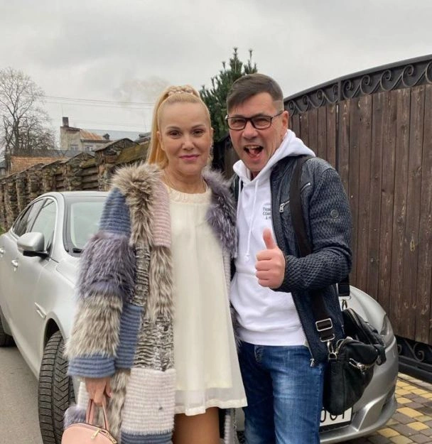 Олег Турко с женой