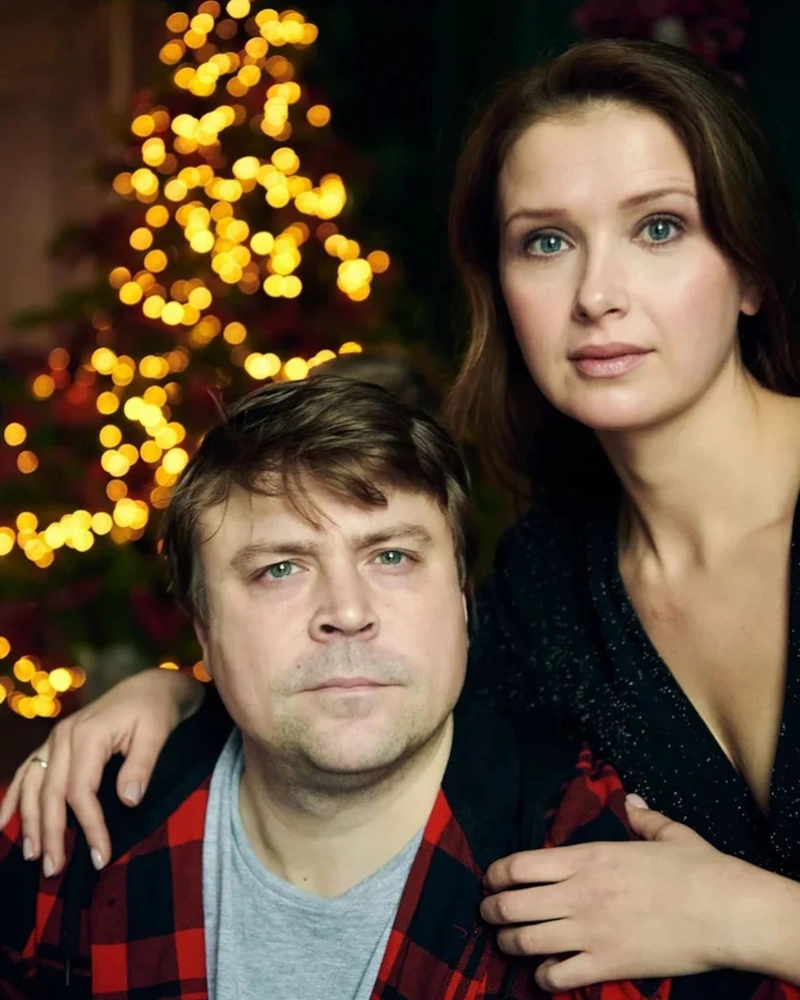 Александра Мареева с мужем