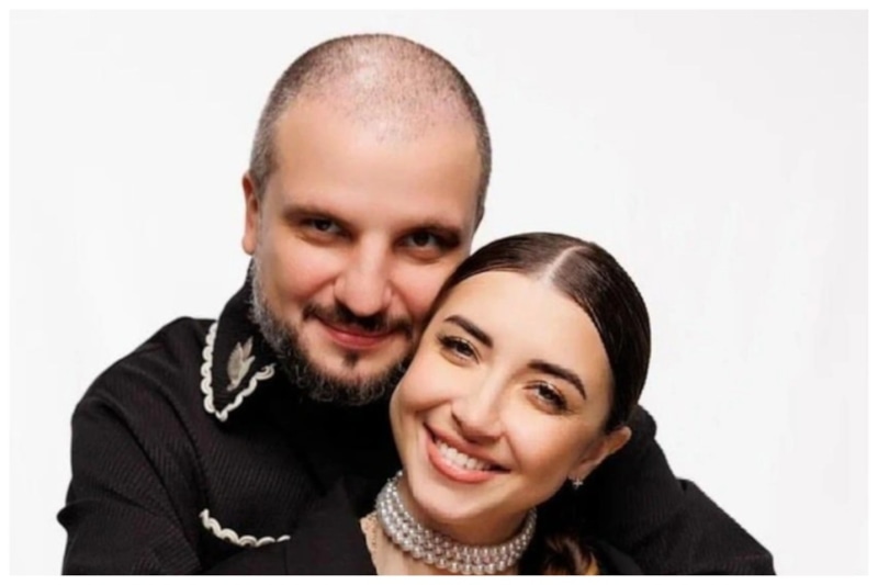 Дмитрий Позов с женой Екатериной