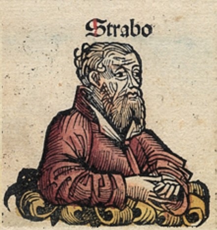 Портрет Страбона из «Нюрнбергской хроники» Портрет Страбона из «Нюрнбергской хроники»