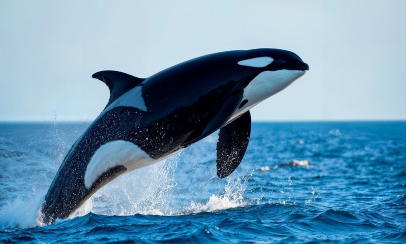 Косатки делятся добычей: поведение удивляет Косатки делятся добычей: поведение удивляет