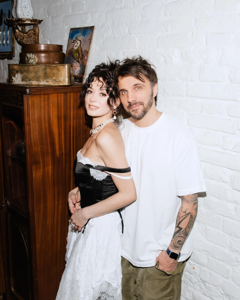 Александра Власова с мужем