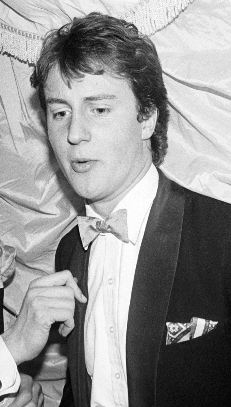 Дэвид Кэмерон в молодости