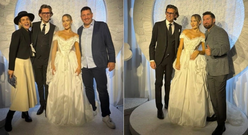 Гости поделились снимками со свадьбы Нигматуллина