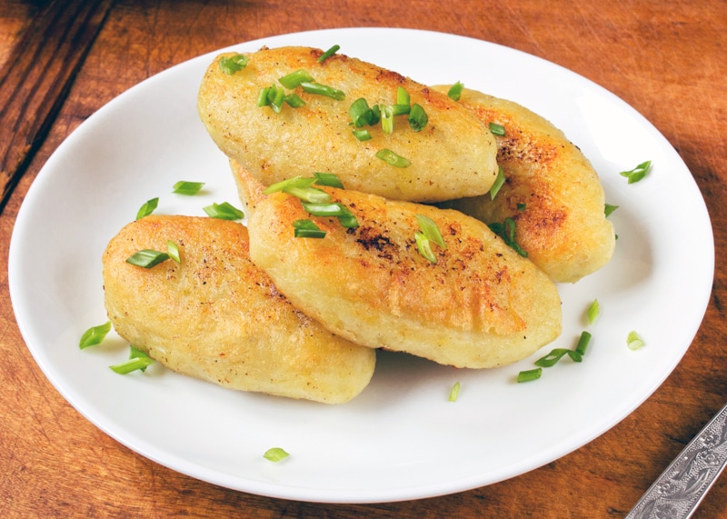 Картофельные язычки: капуста внутри Картофельные язычки: капуста внутри