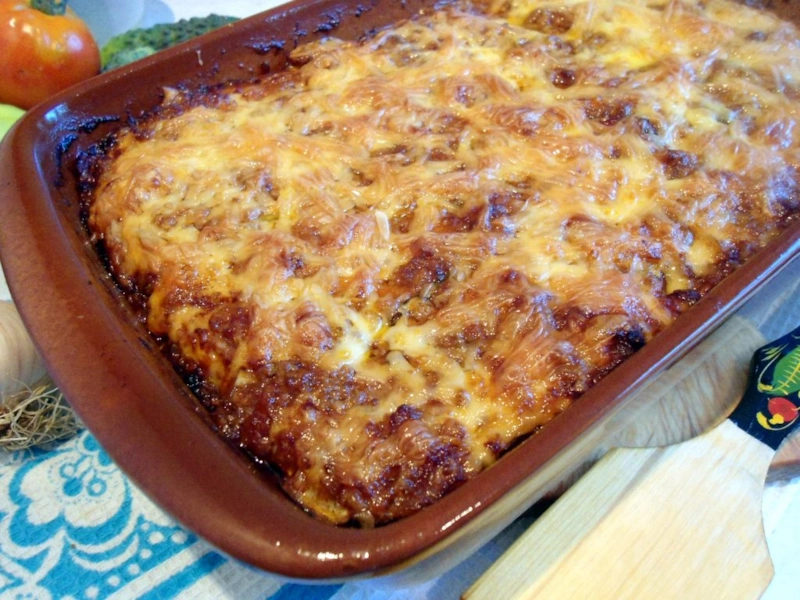 Большая котлета по-немецки: супер-запеканка