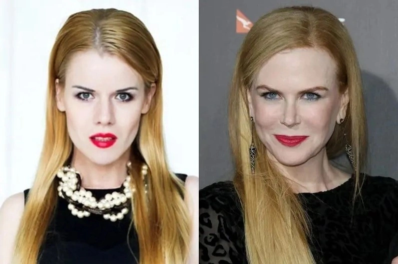 Кира Кауфман и Николь Кидман (похожи)