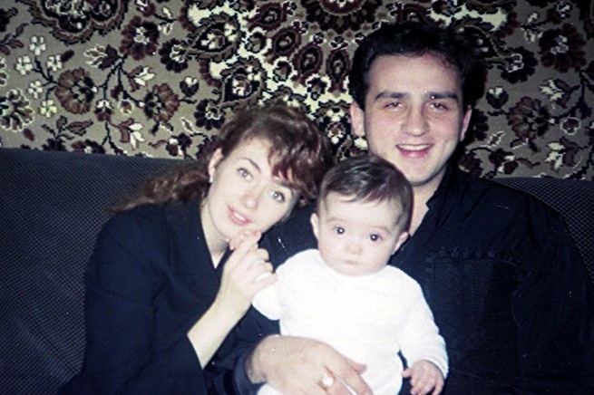 Кантемир Карамзин с женой и дочерью