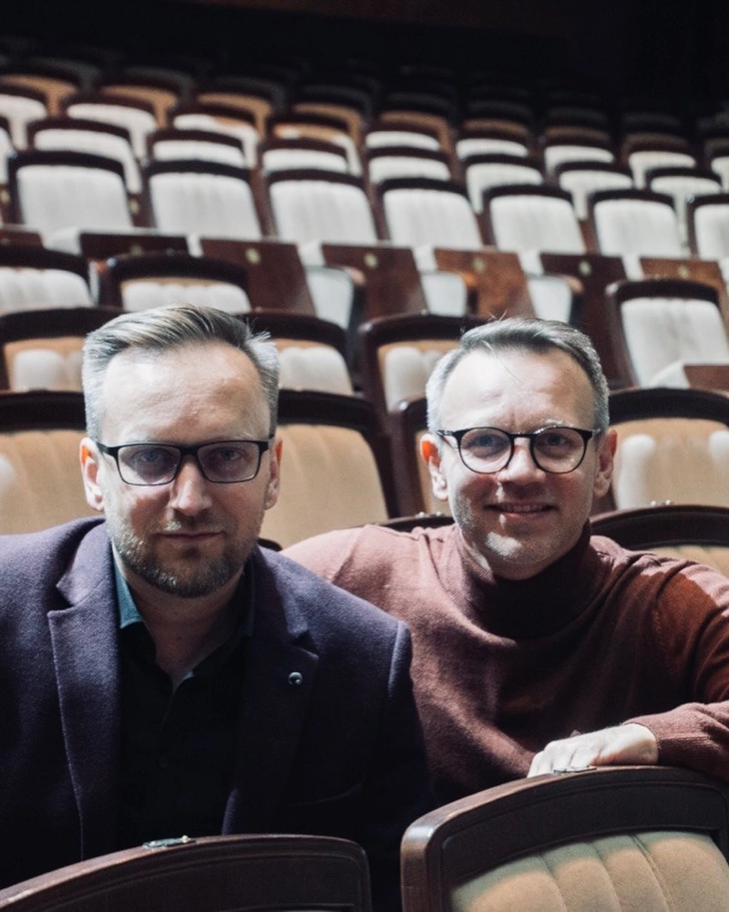 Андрей Вальц с братом Андрей Вальц с братом