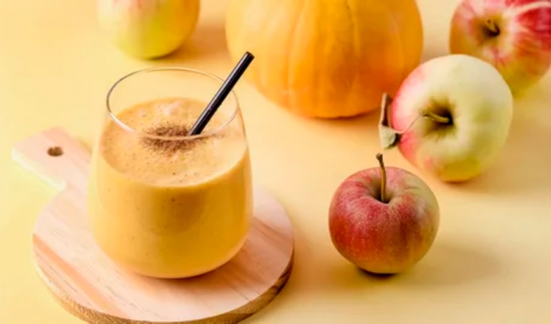 Тыквенно-яблочный коктейль: вкус осени