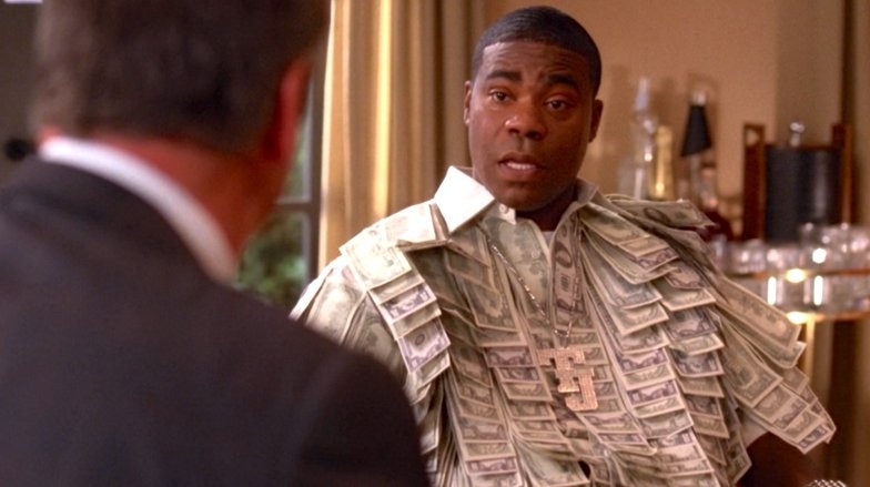 Трейси Морган в пиджаке из долларов