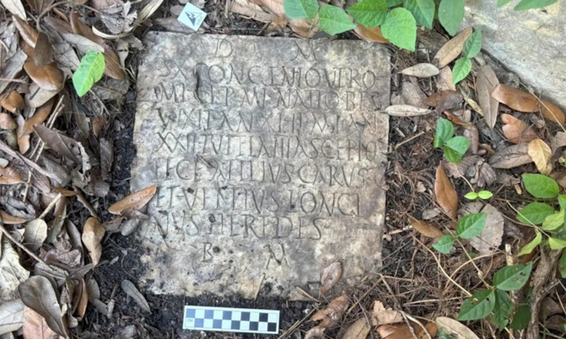 Древнеримское надгробие в США: находка века