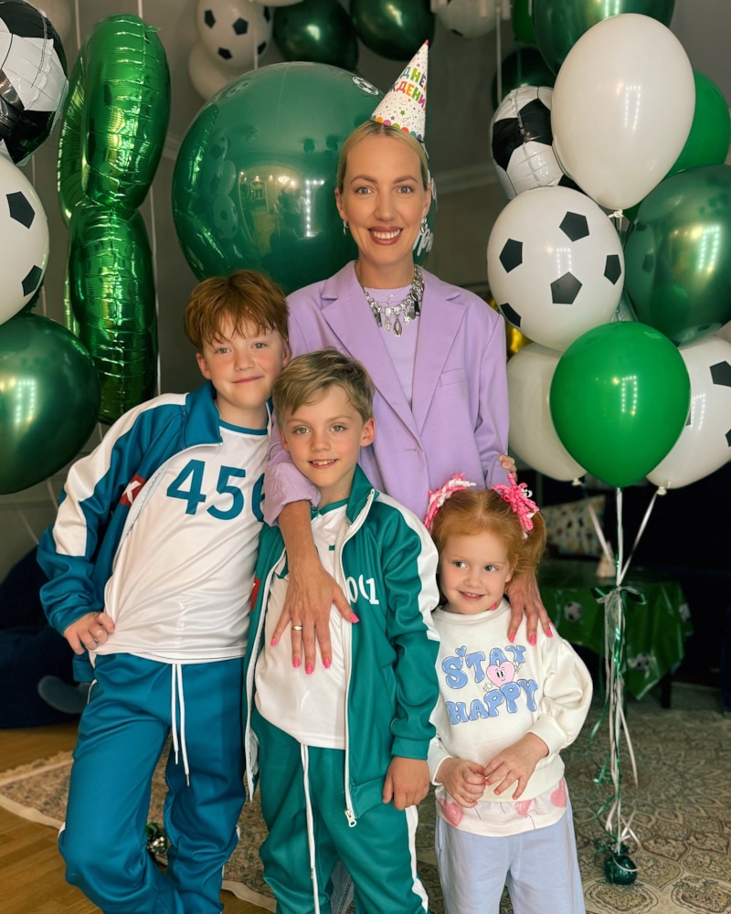 Галина Боб с детьми