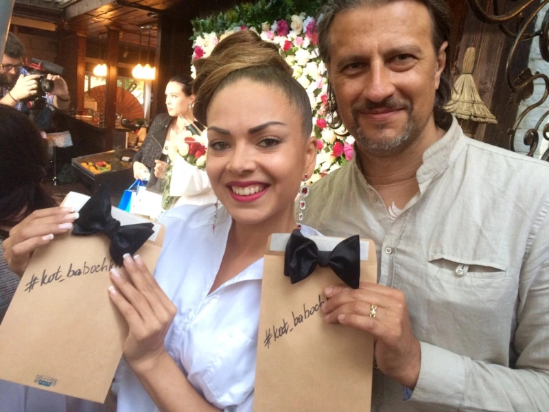 Оксана Казакова с бывшим мужем