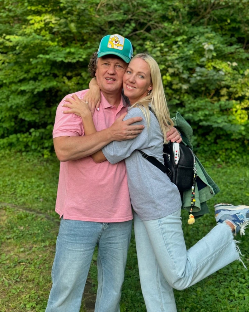 Галина Боб с мужем