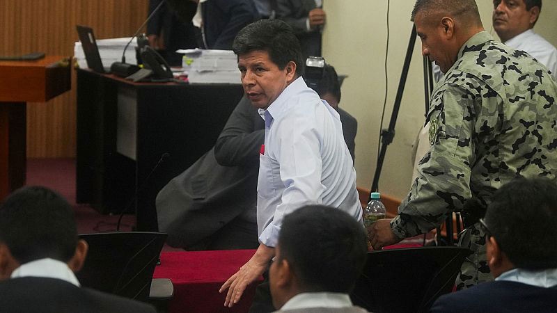 Педро Кастильо в суде