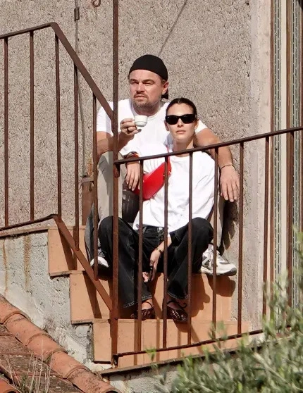 Леонардо Ди Каприо с Витторией Черетти Леонардо Ди Каприо с Витторией Черетти